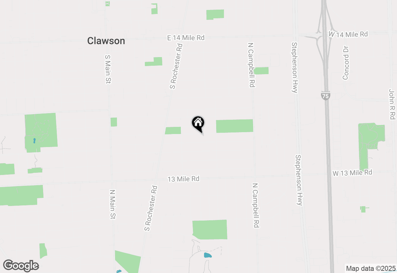 Map of 928 Montrose Avenue, Royal Oak, MI 48073