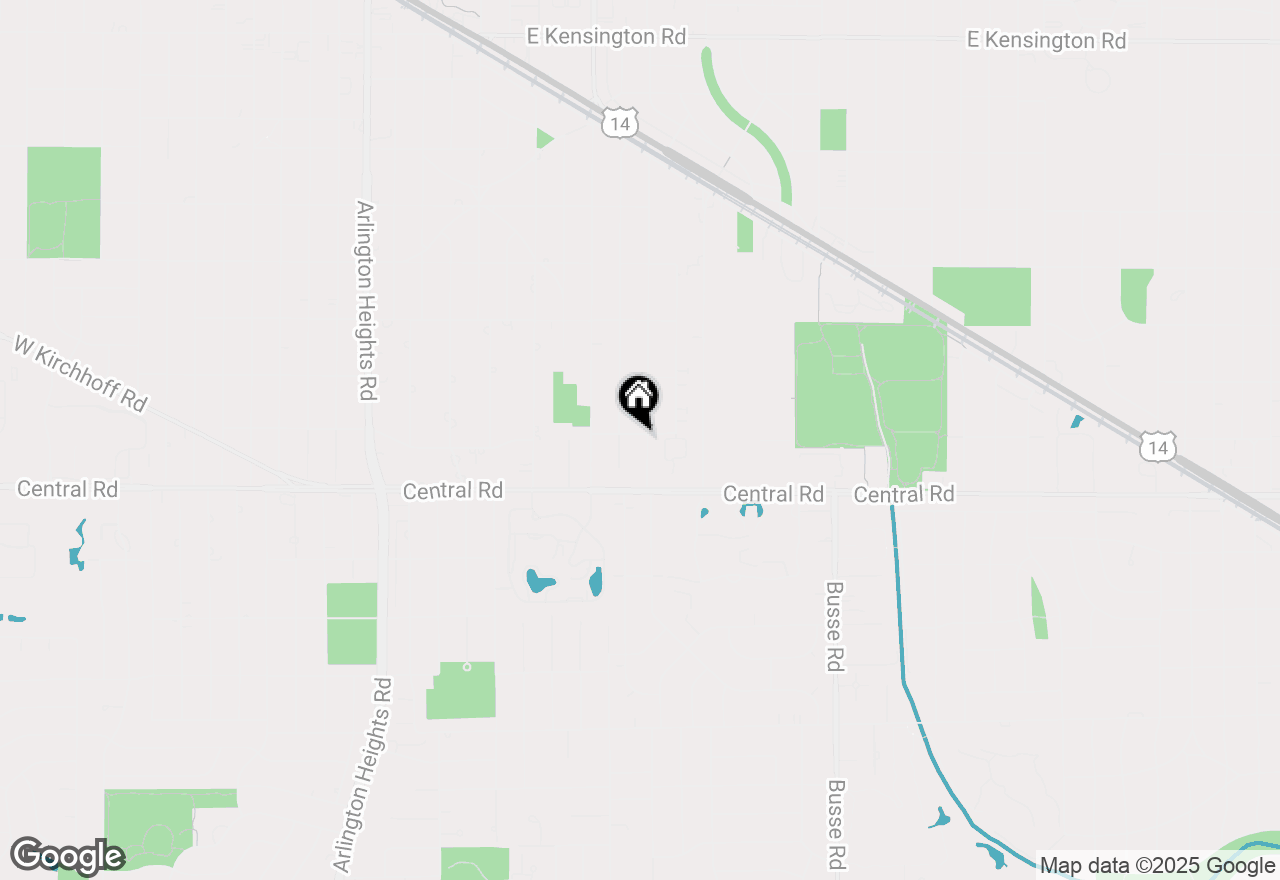 Map of 1115 E Orchard Street, Arlington Heights, IL 60005