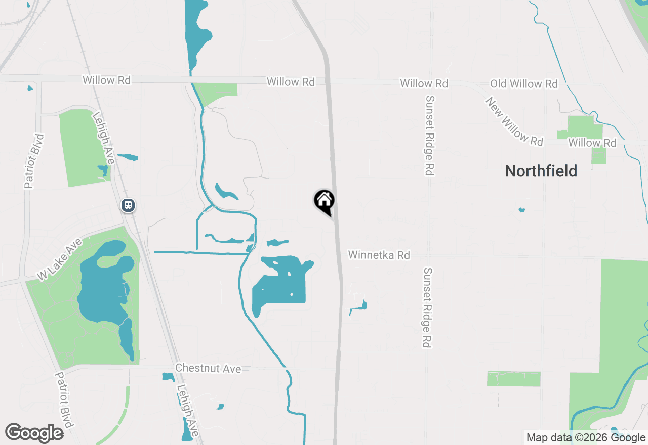 Map of 1712 Wildberry Drive #C, Glenview, IL 60025