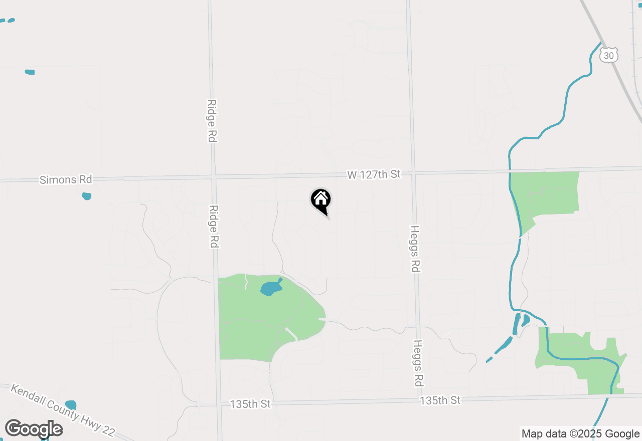 Map of 12708 Grande Pines Boulevard, Plainfield, IL 60585