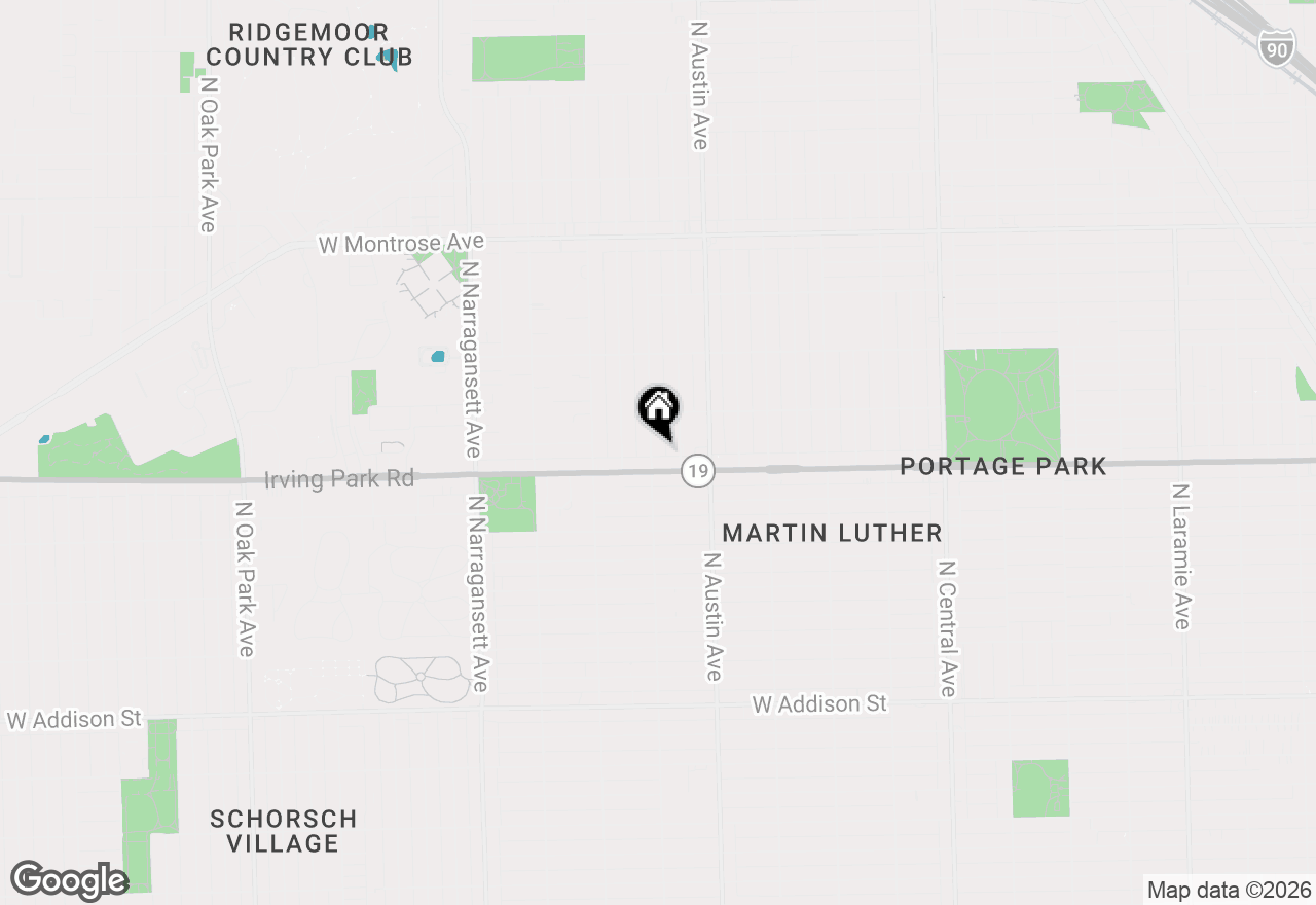 Map of 4019 N Meade Avenue, Chicago, IL 60634