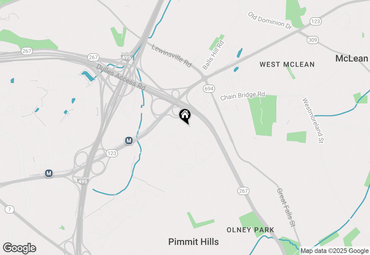 Map of 1604 Colonial Lane, Mclean, VA 22102