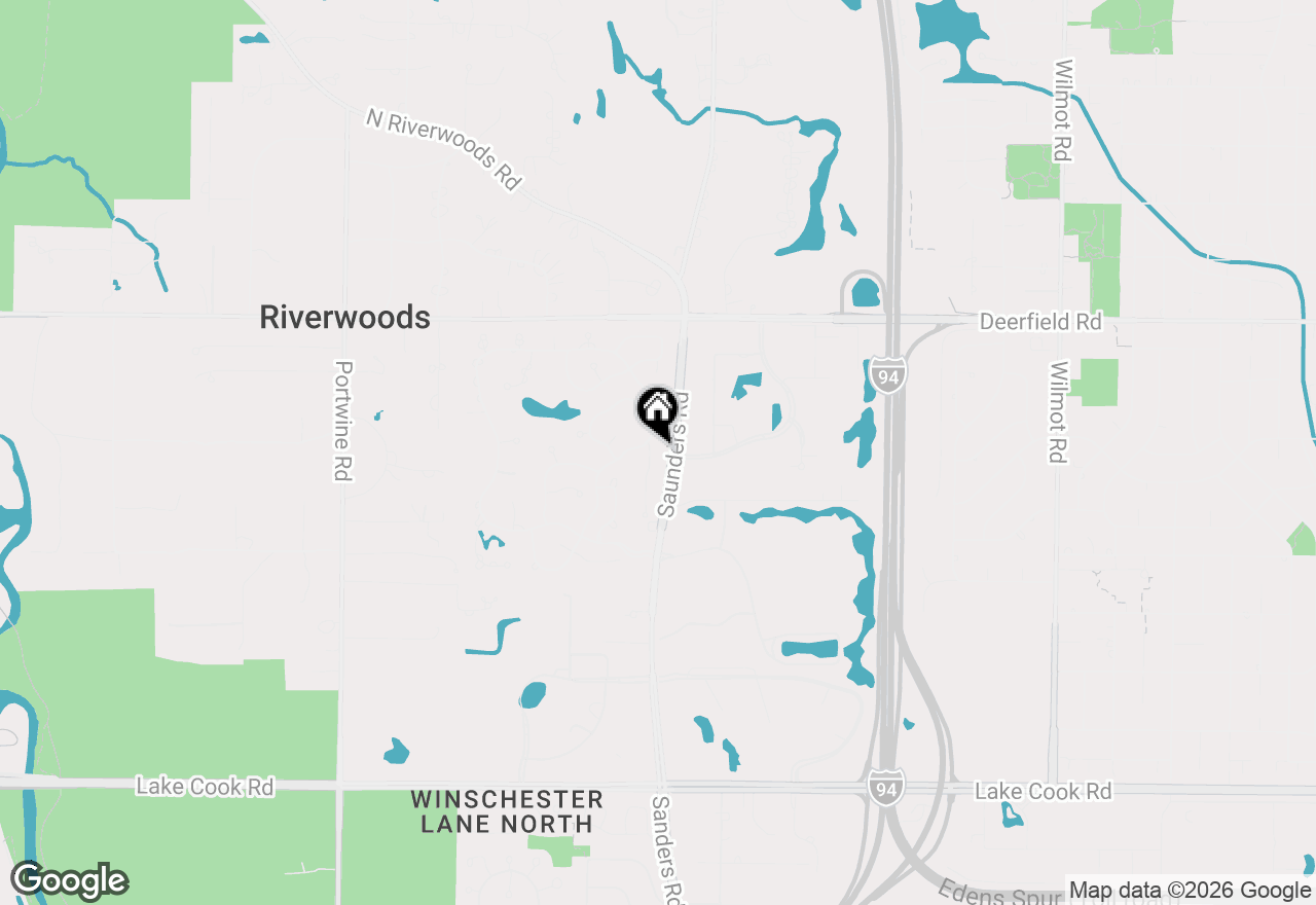 Map of 483 Castle Pines Lane, Riverwoods, IL 60015
