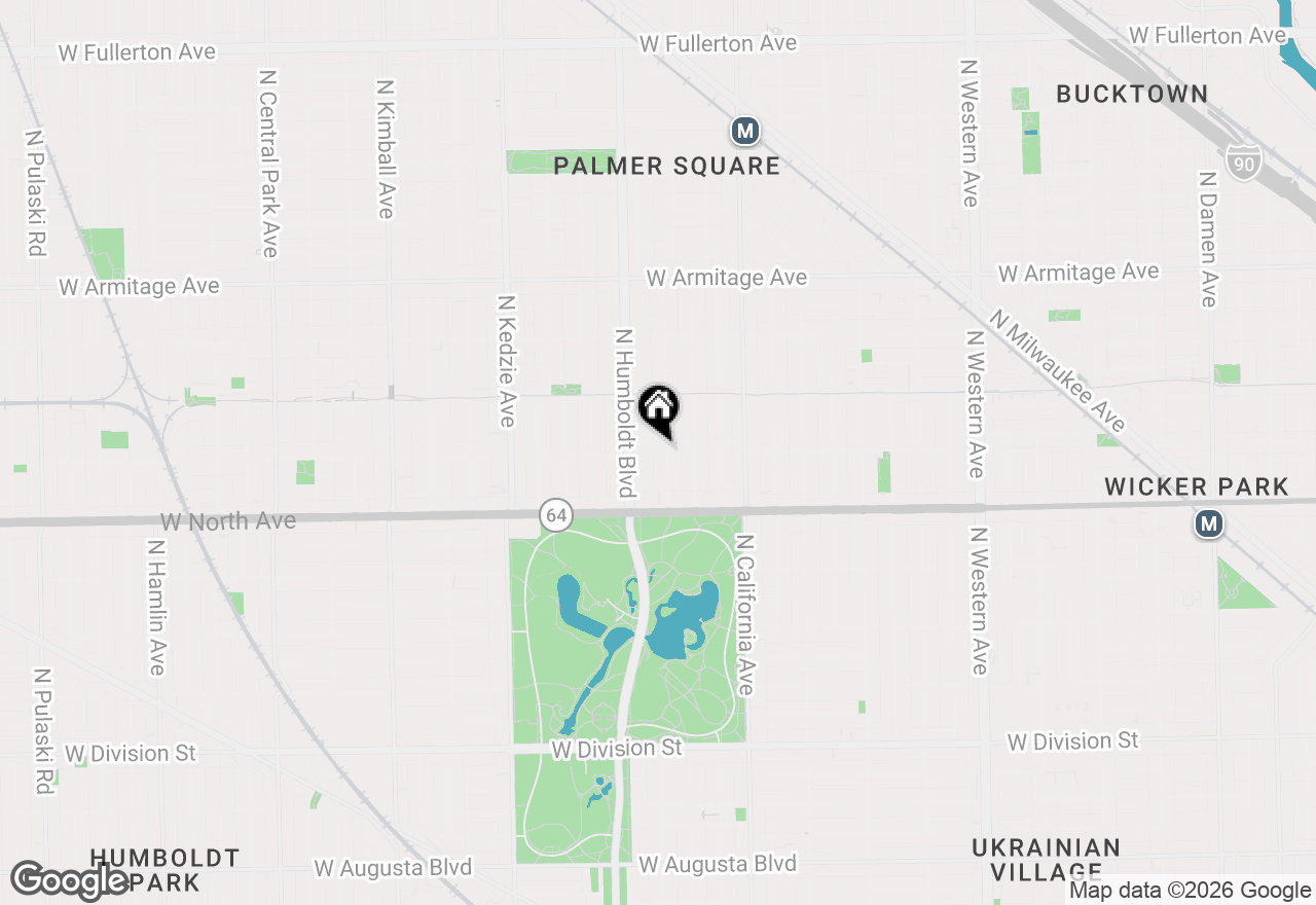 Map of (Address confidential), Chicago, Illinois 60647