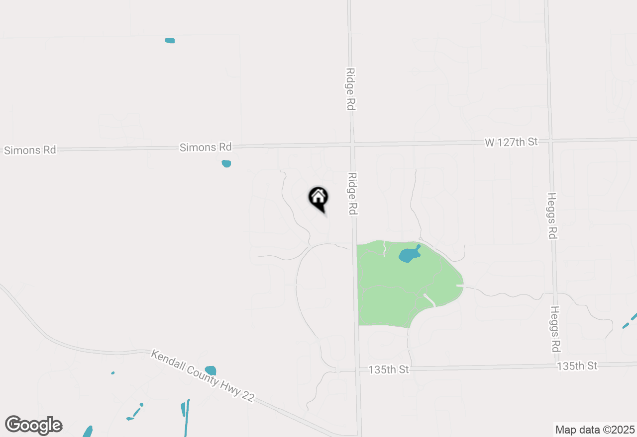 Map of 12923 Cypress Lane, Plainfield, IL 60585