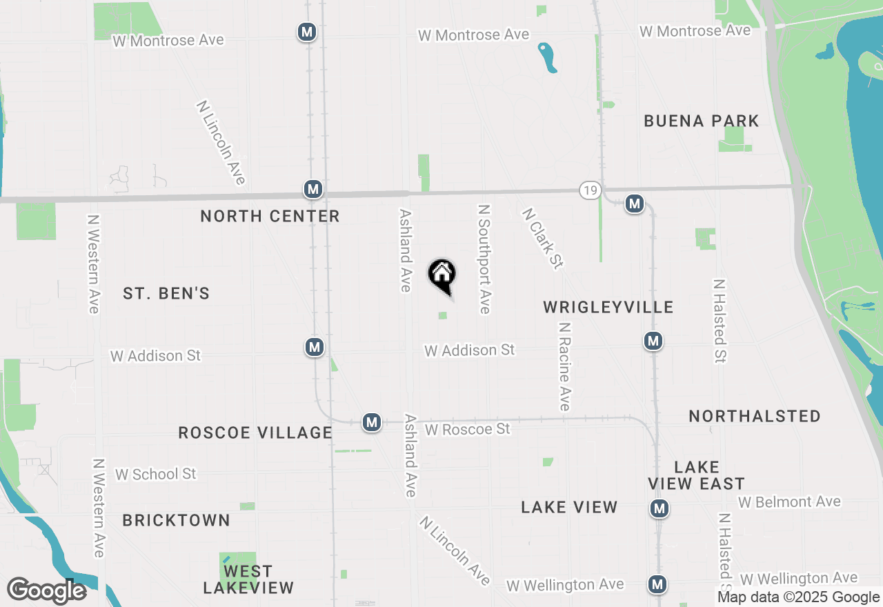 Map of 3708 N Greenview Avenue, Chicago, IL 60613