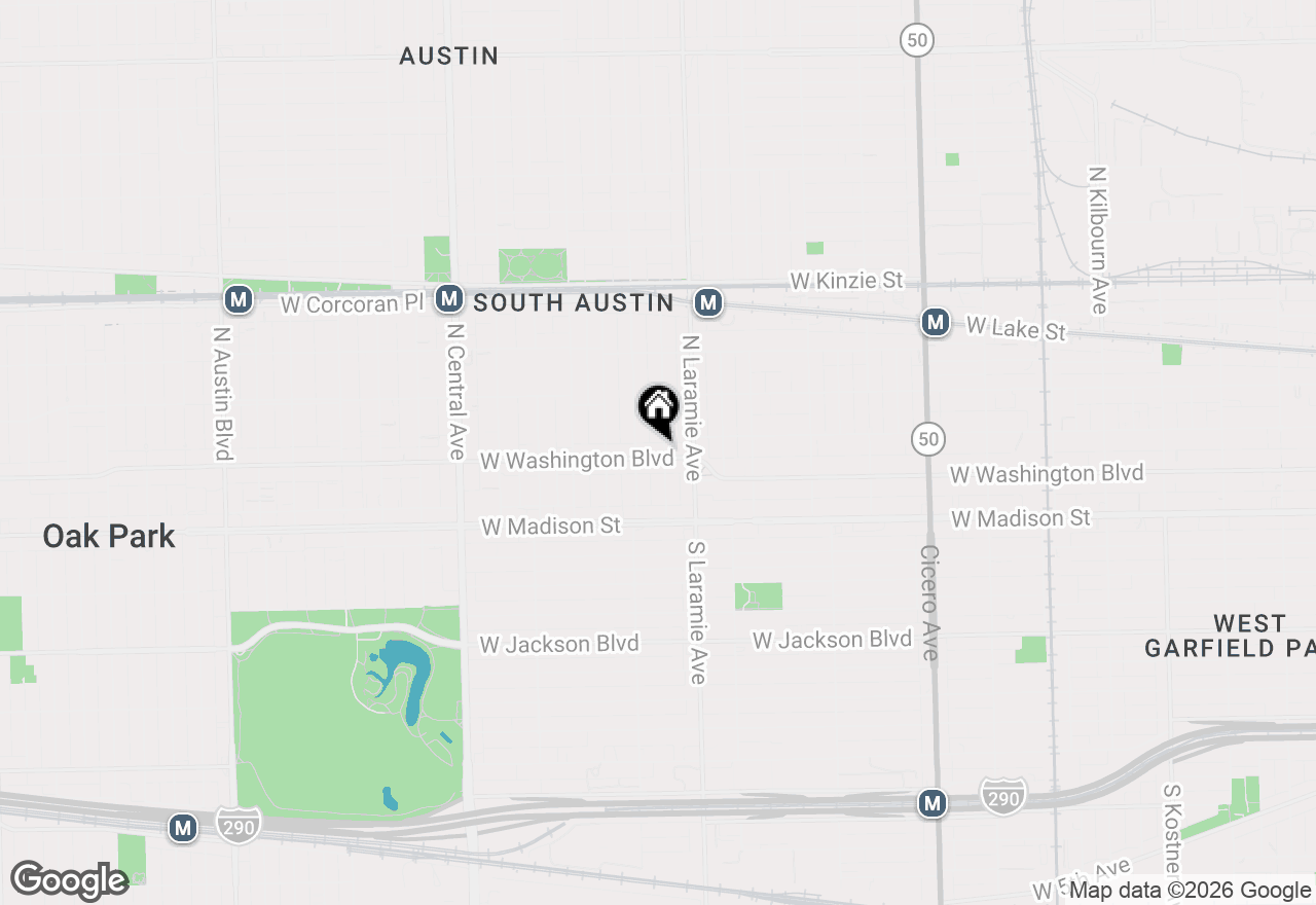 Map of 5236 W Washington Boulevard #1, Chicago, IL 60644