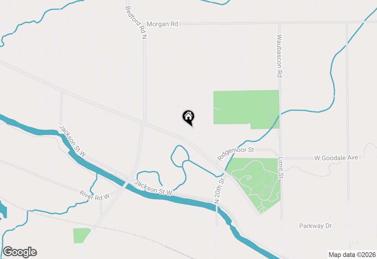 Map of 41 Eldredge Street, Battle Creek, MI 49037