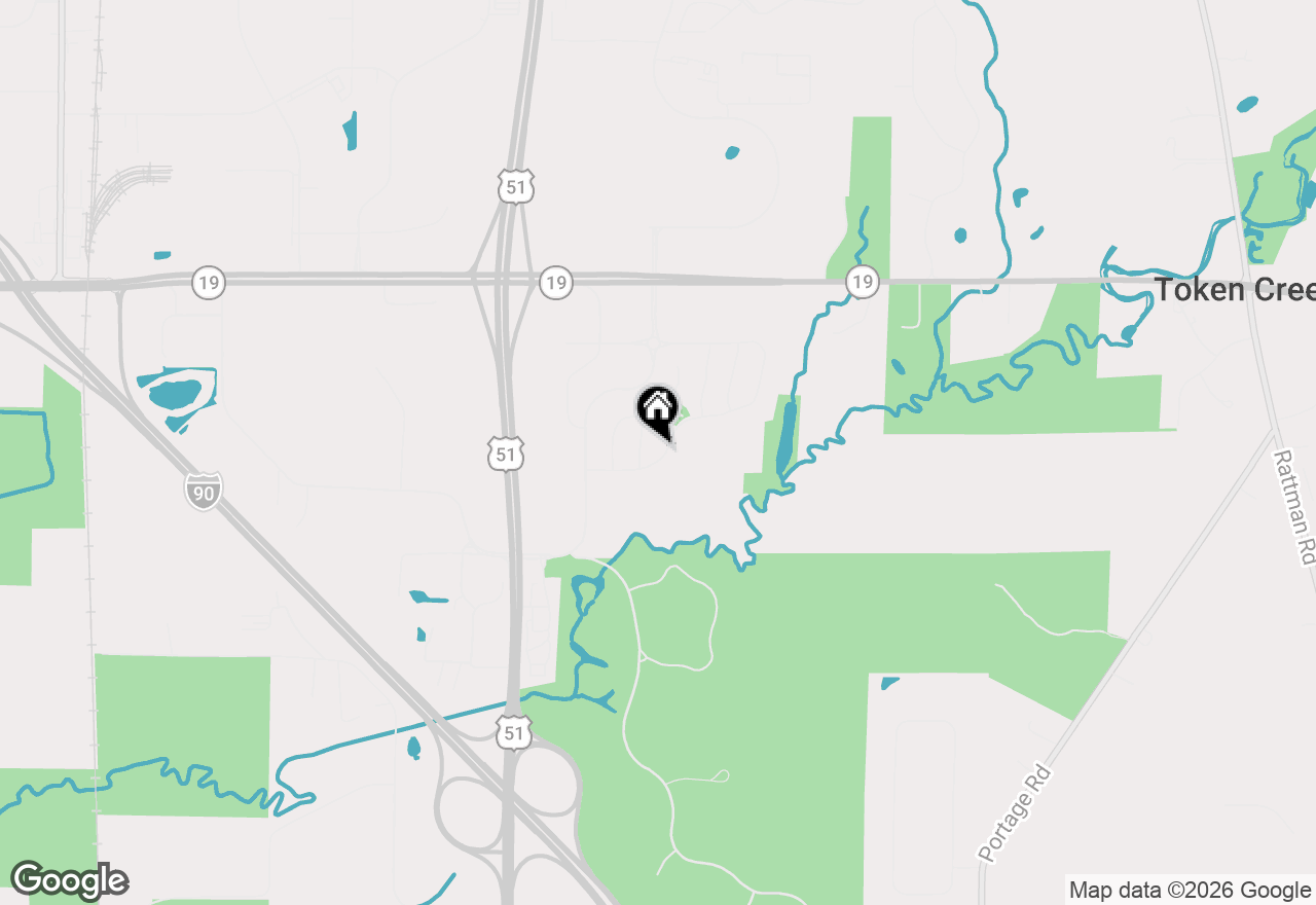 Map of 4154 Hanover Drive, Deforest, WI 53532