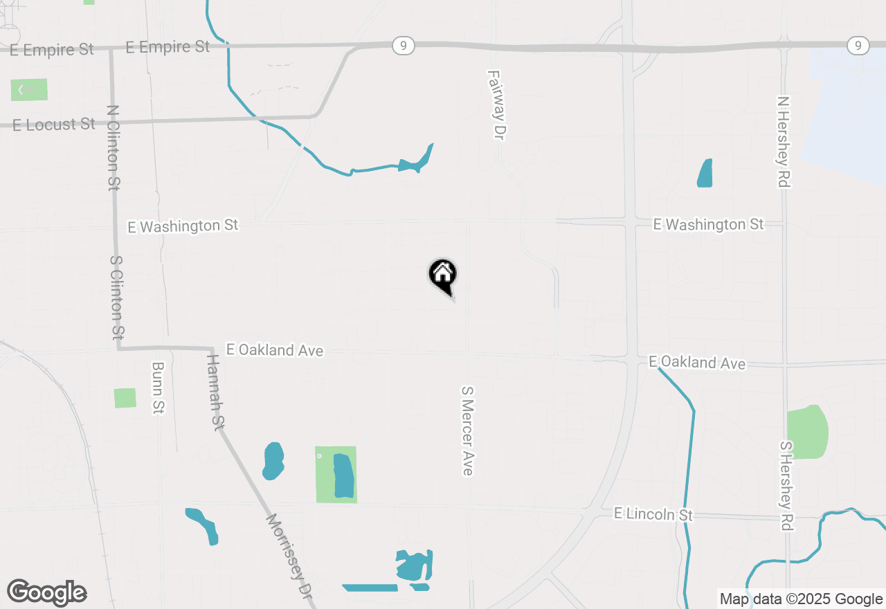 Map of 2009 E Taylor Street, Bloomington, IL 61701