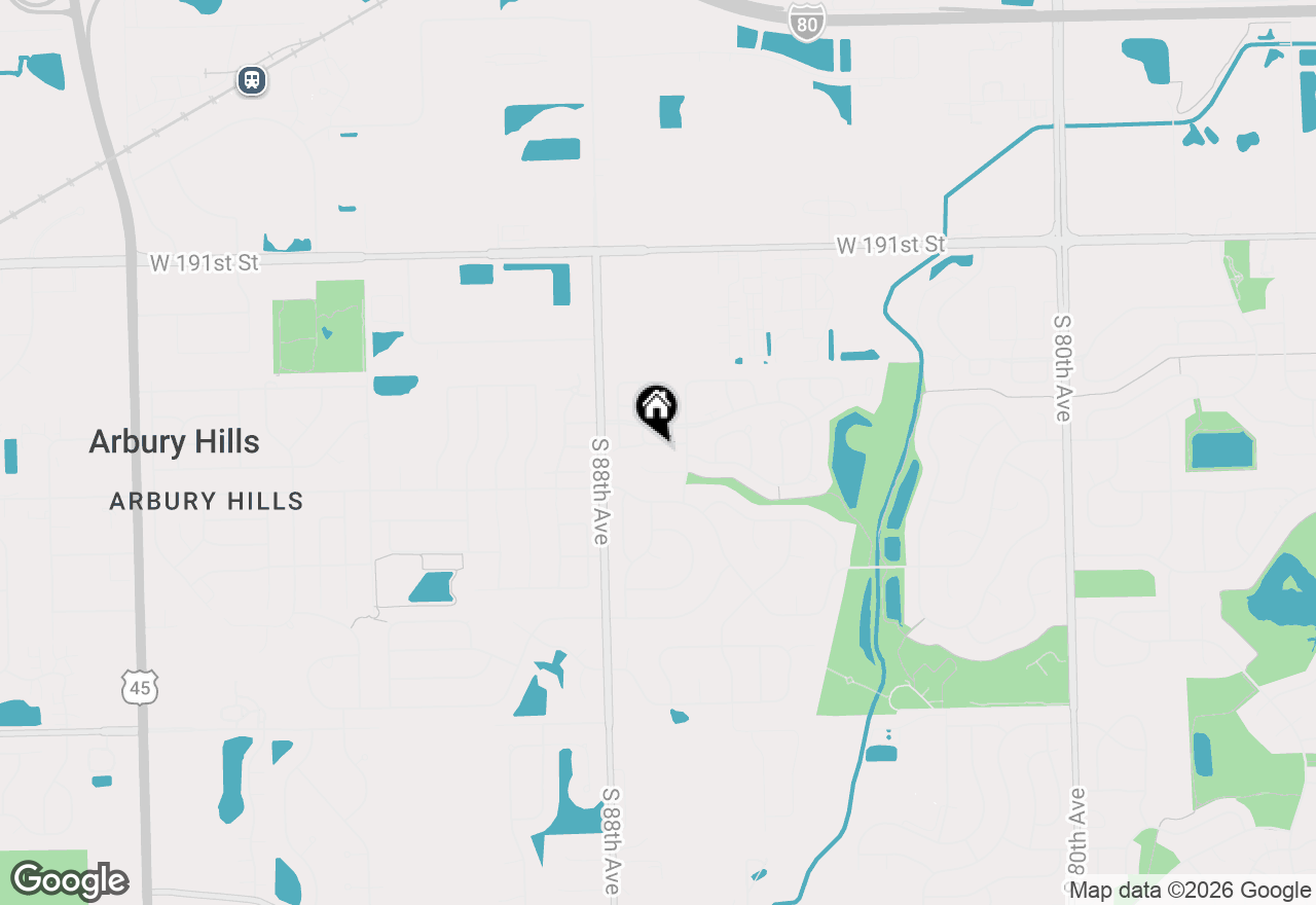 Map of 8703 Cashel Lane, Tinley Park, IL 60487