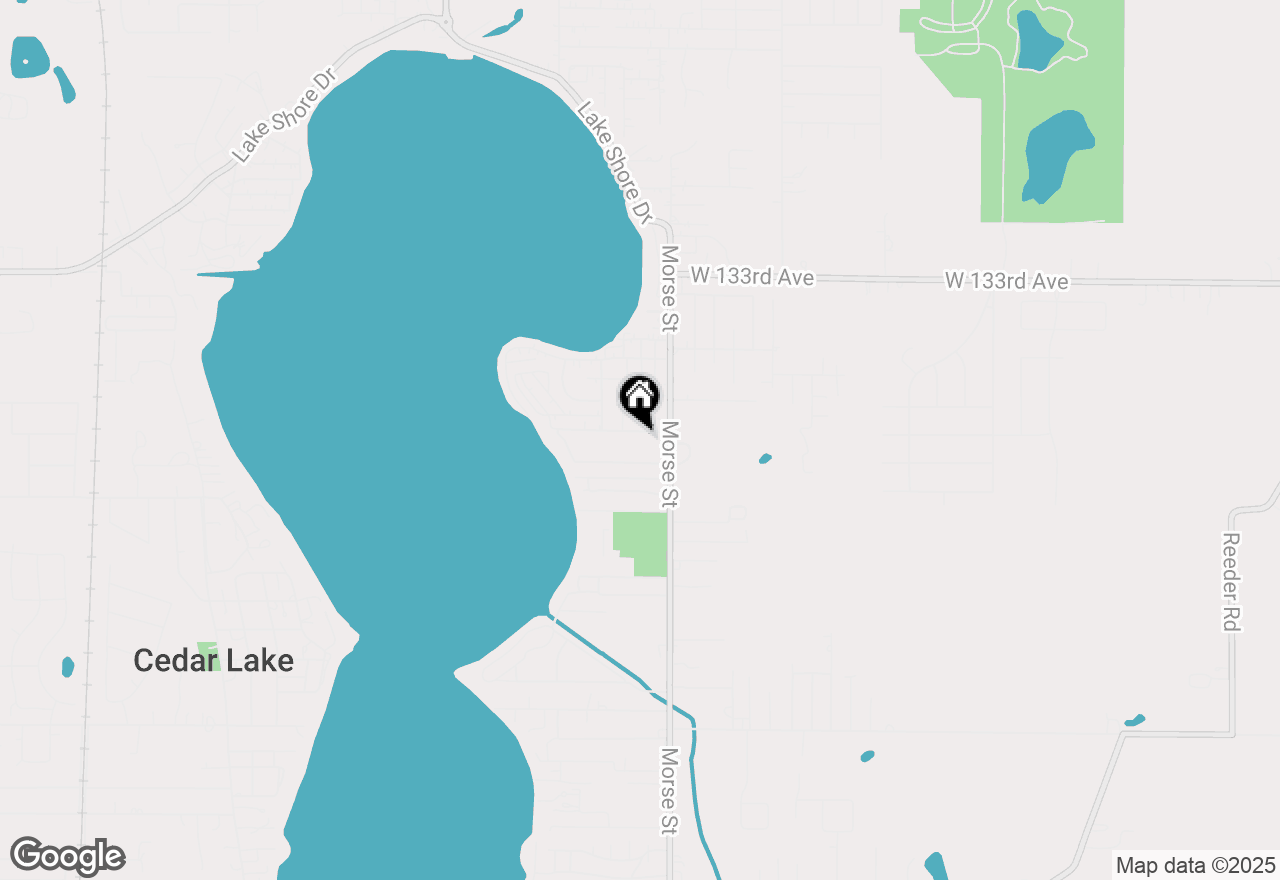Map of 7209 W 136th Avenue, Cedar Lake, IN 46303