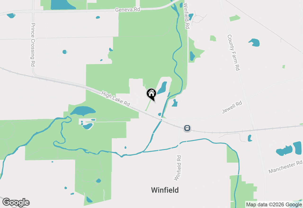 Map of 27W705 Grasmere Drive #1702, Winfield, IL 60190