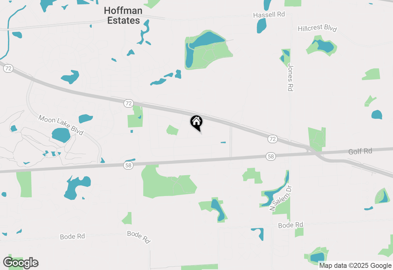 Map of 1310 Blair Lane, Hoffman Estates, IL 60169