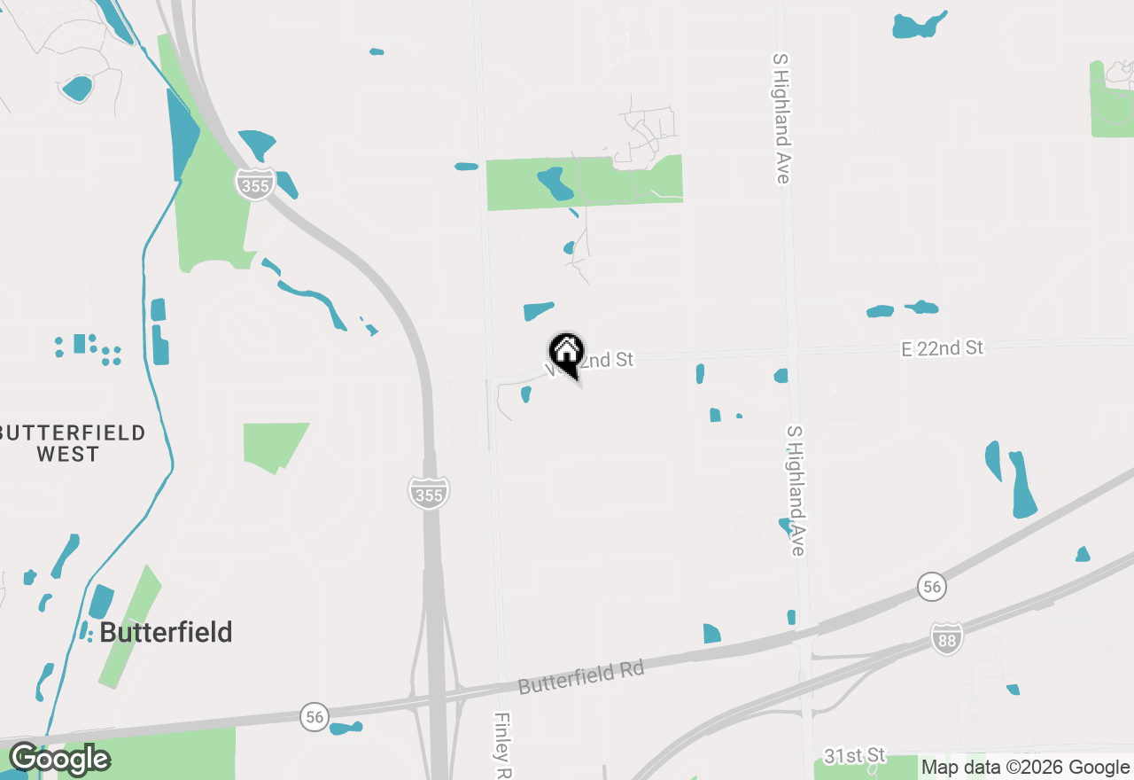Map of 327 Gazebo Lane, Lombard, IL 60148