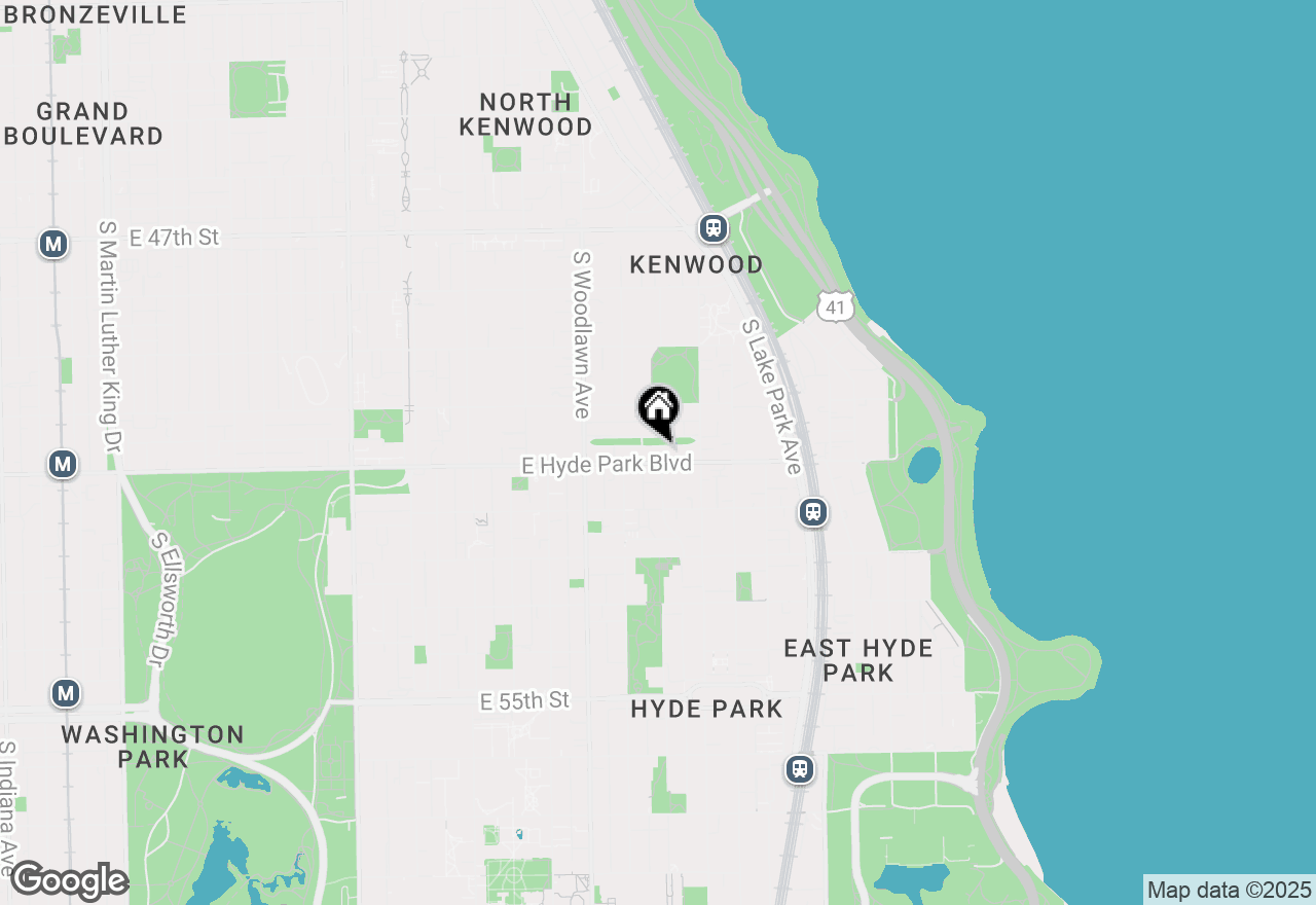 Map of 1333 E Madison Park, Chicago, IL 60615