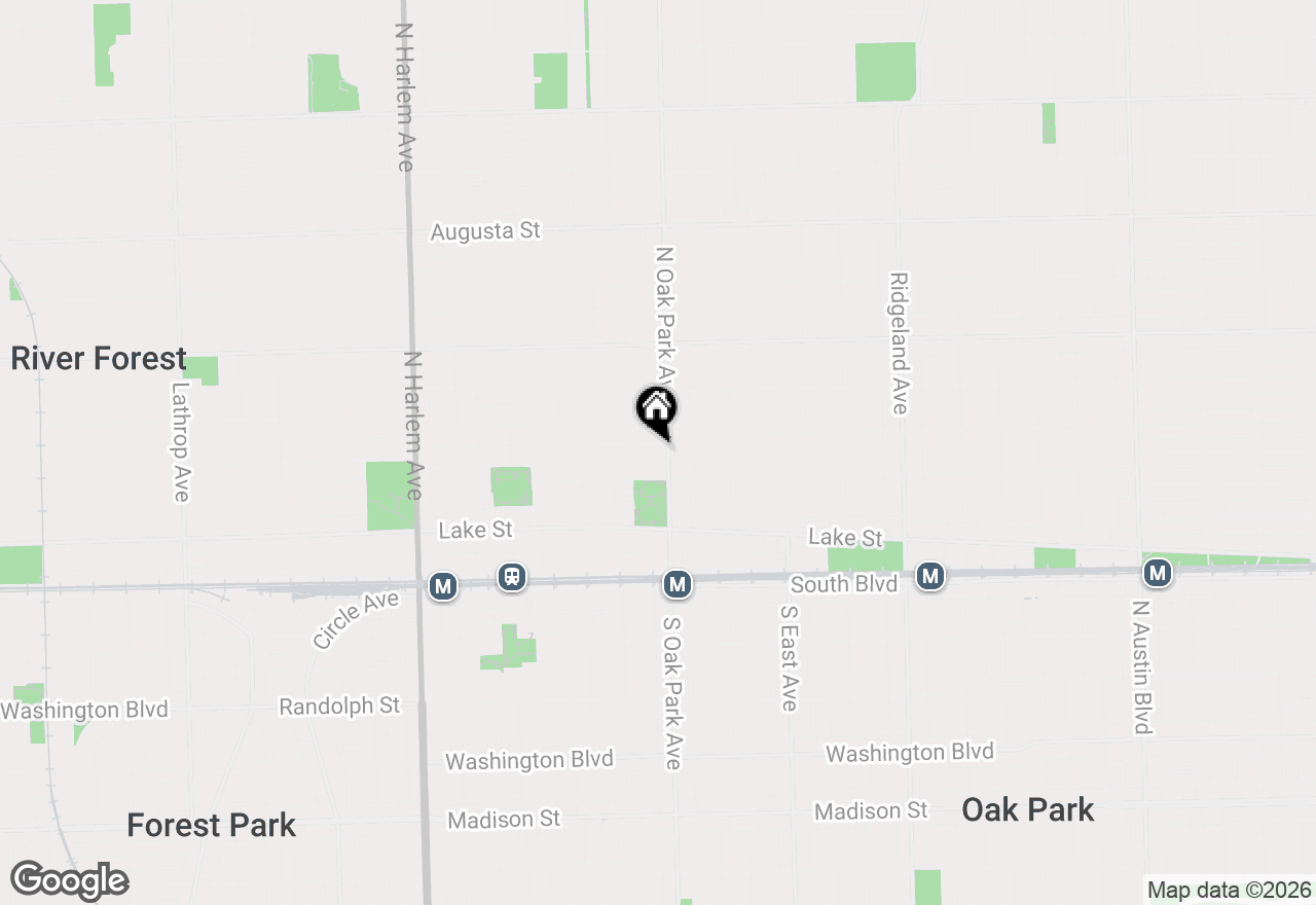 Map of 219 N Oak Park Avenue #3E, Oak Park, IL 60302