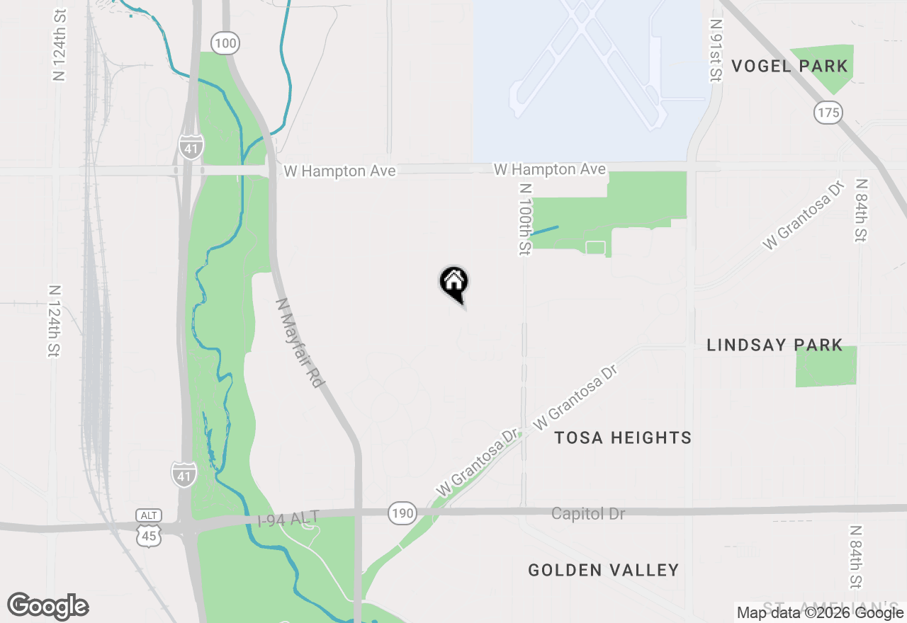 Map of 4472 N 104th St, Wauwatosa, WI 53225