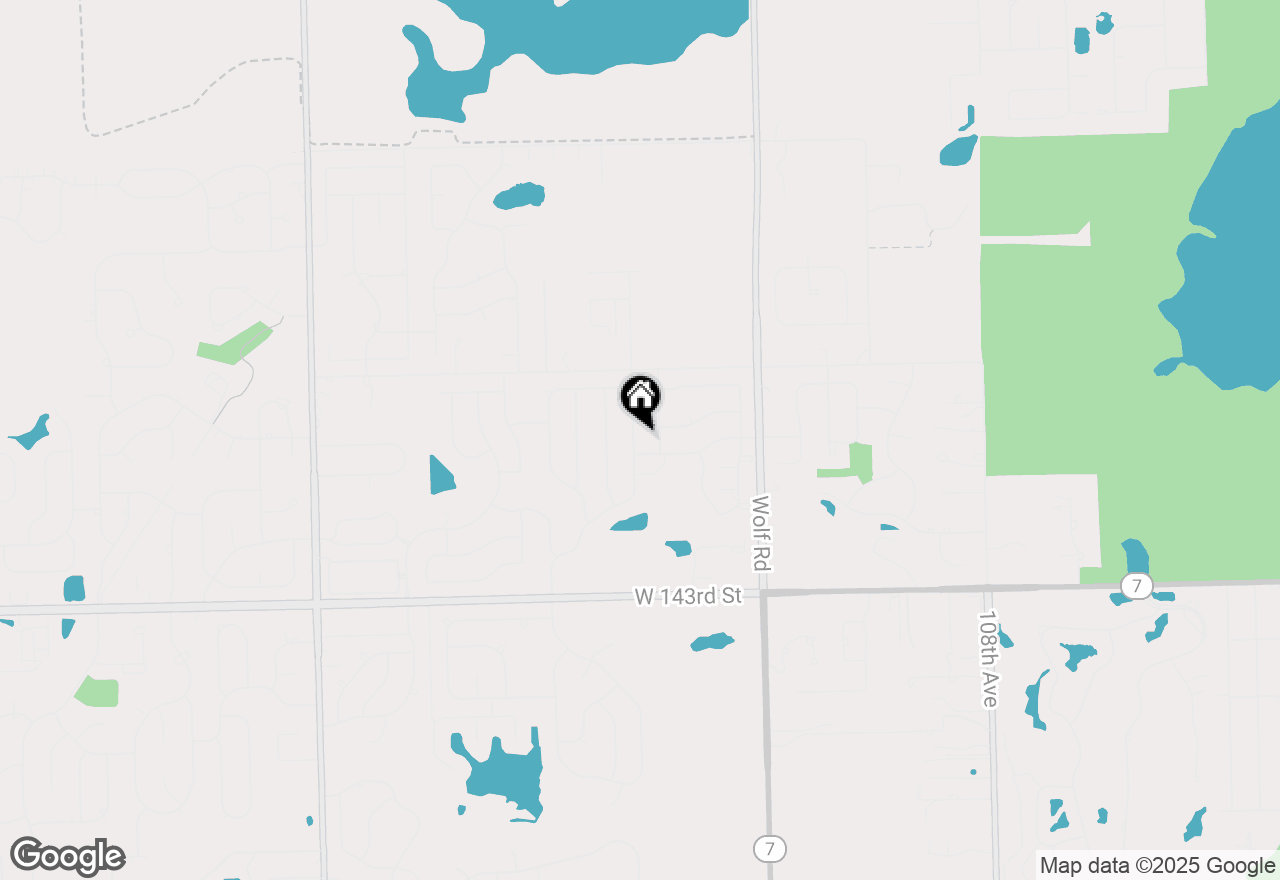 Map of 14011 Creek Crossing Drive, Orland Park, IL 60467
