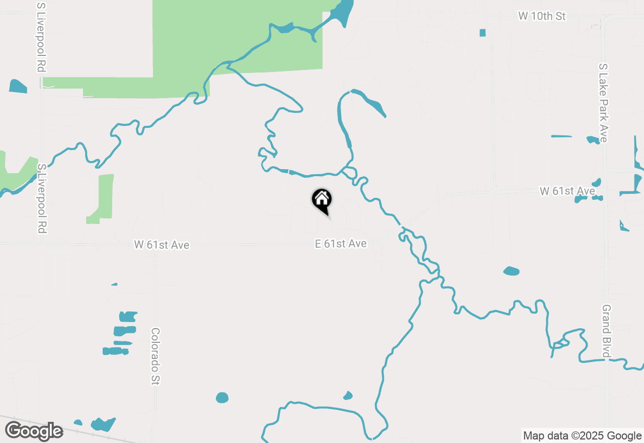 Map of 1721 Gurney Street, Hobart, IN 46342