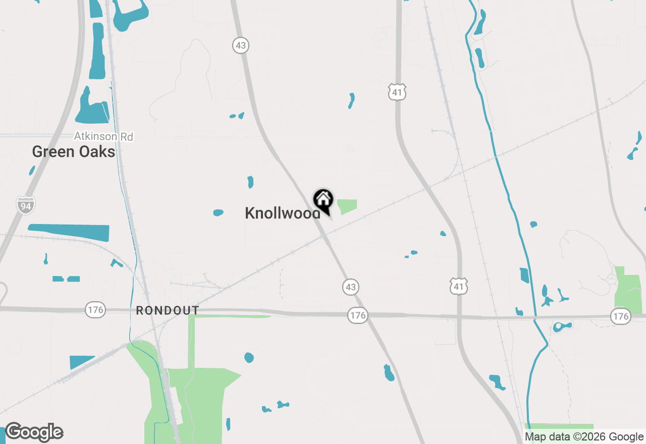 Map of 301 N Waukegan Road, Lake Bluff, IL 60044