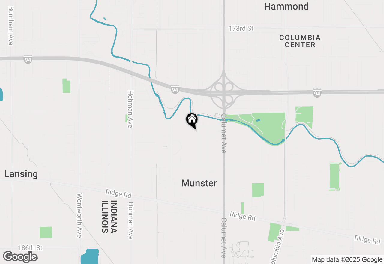 Map of 7905 Jackson Avenue, Munster, IN 46321