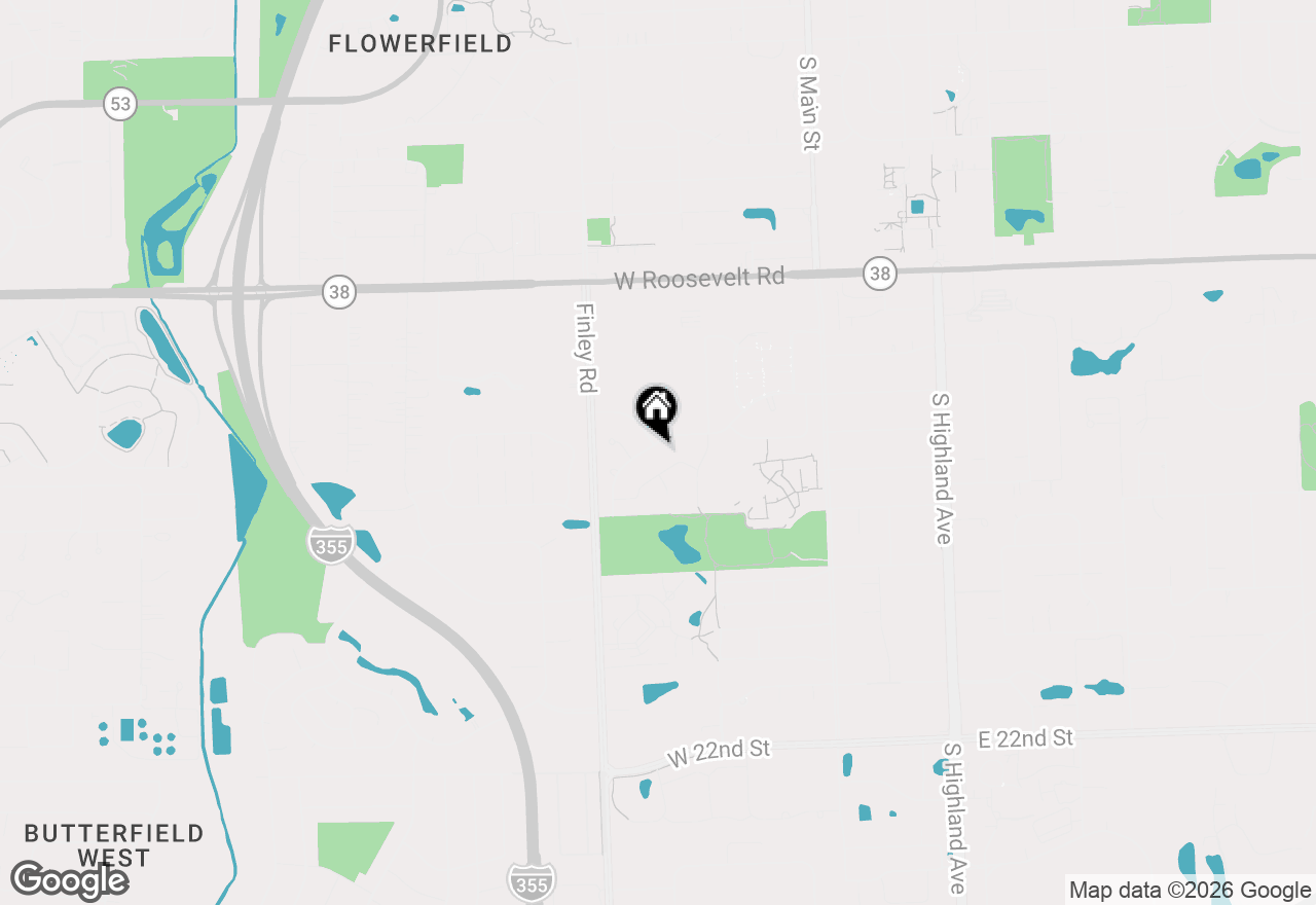 Map of 401 Collen Drive, Lombard, IL 60148