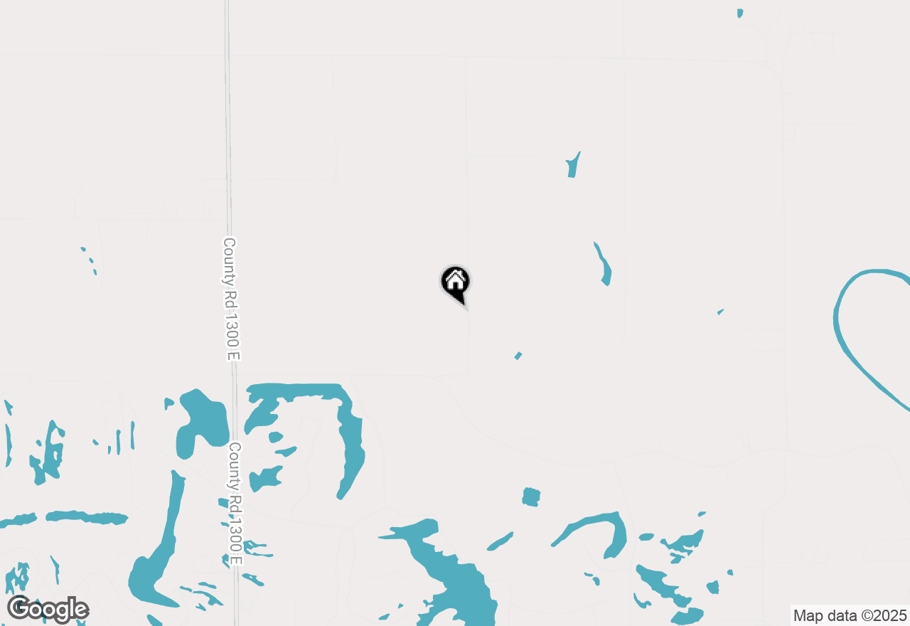 Map of 19300 N 1370 East Road, Danville, IL 61834