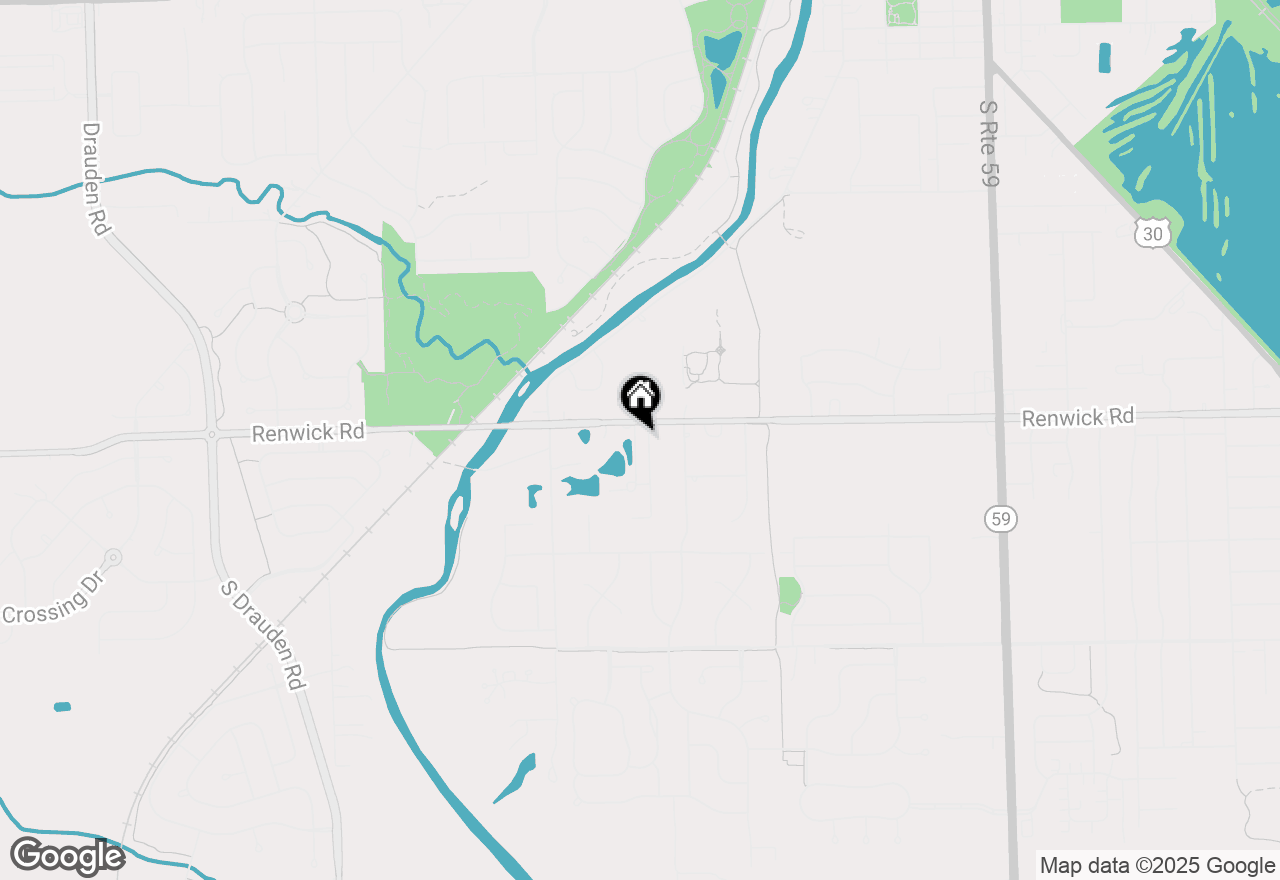 Map of 15920 Hometown Drive, Plainfield, IL 60586