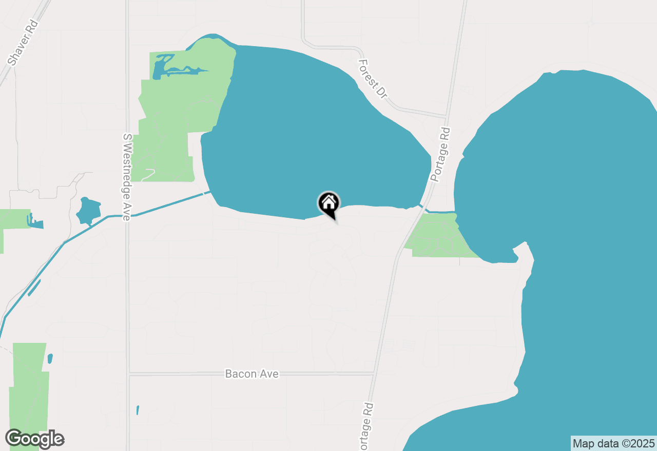 Map of 1420 Lakeview Drive, Portage, MI 49002