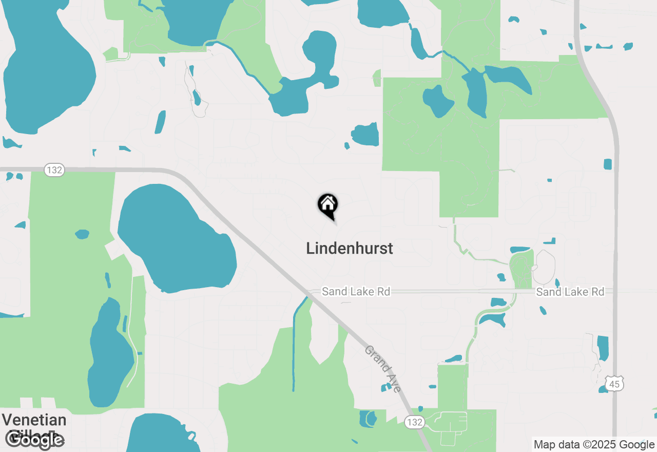 Map of 205 Countryside Lane, Lindenhurst, IL 60046