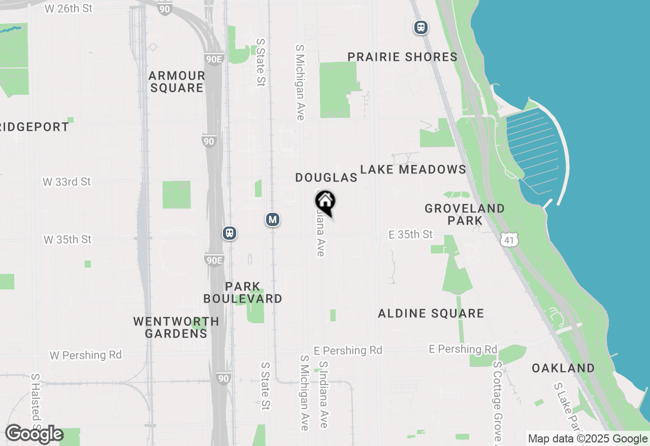 Map of 3433 S Indiana Avenue #301, Chicago, IL 60616