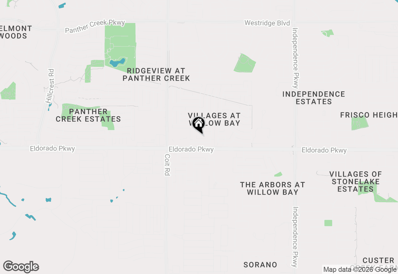 Map of 13147 Box Elder Lane, Frisco, TX 75035
