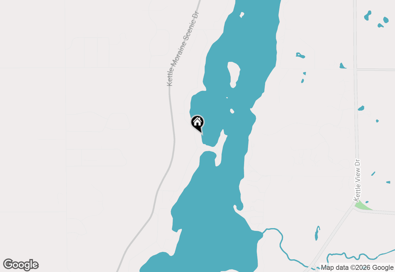 Map of 5530 W Lake Dr, West Bend, WI 53095