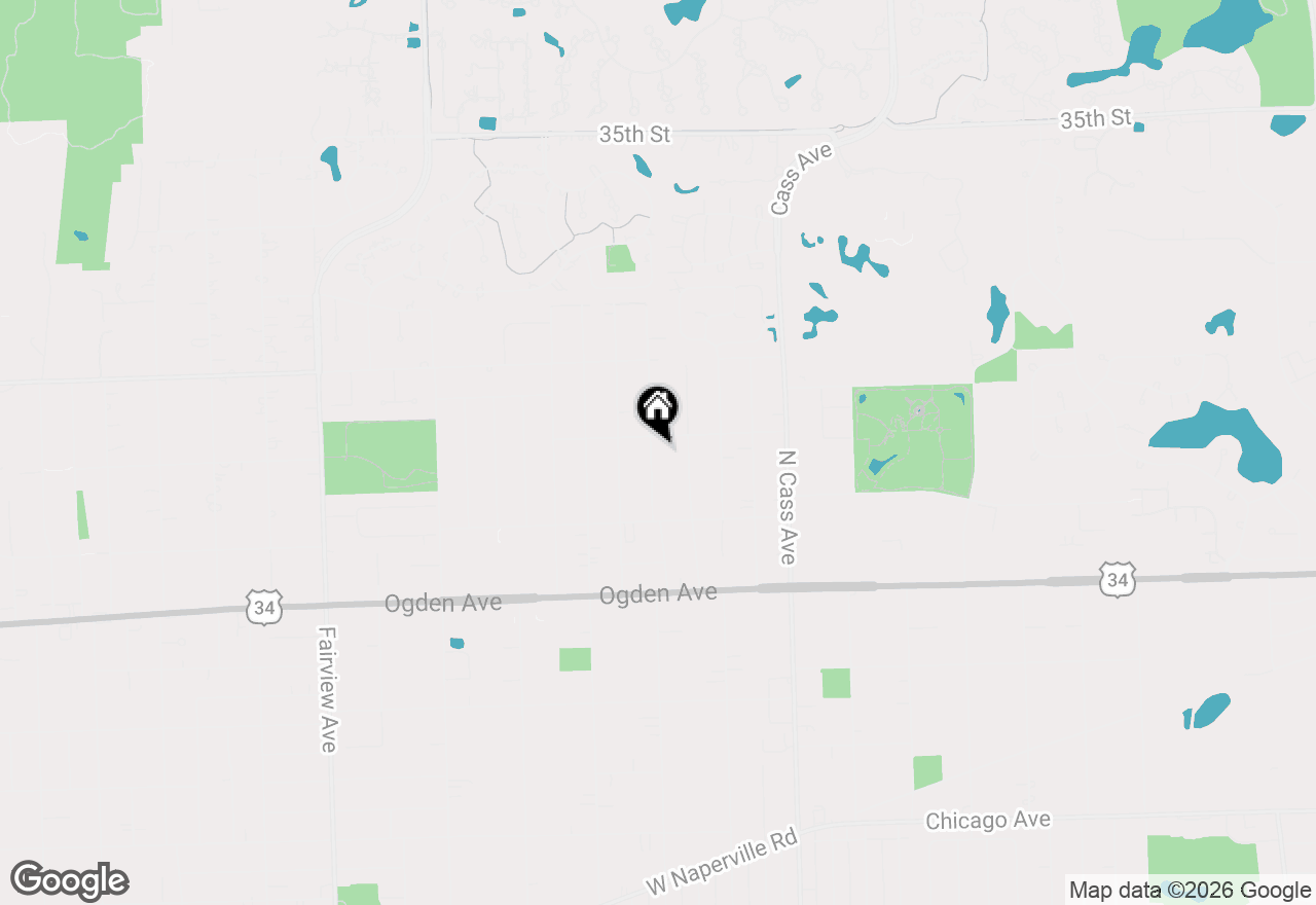 Map of 4007 N Washington Street, Westmont, IL 60559