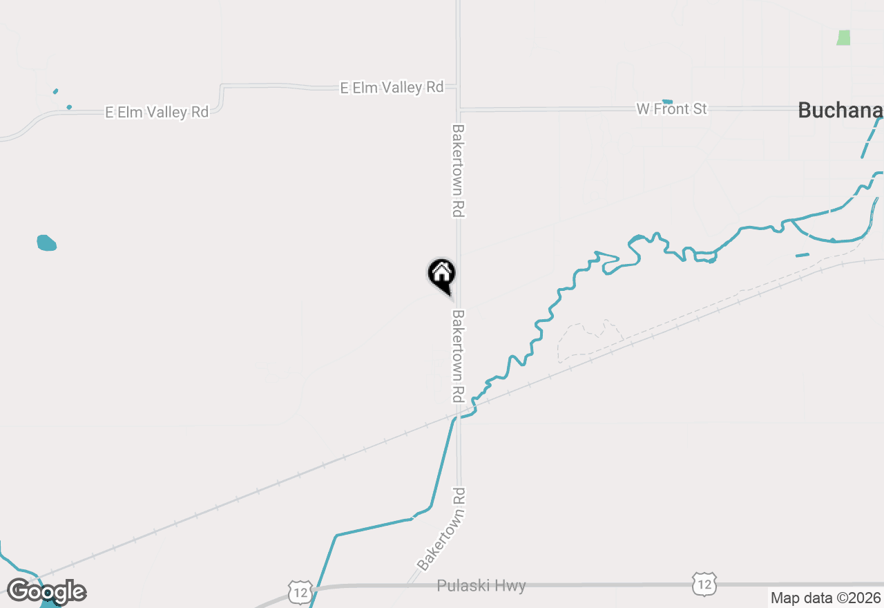Map of 6460 E Galien Buchanan Road, Buchanan, MI 49107