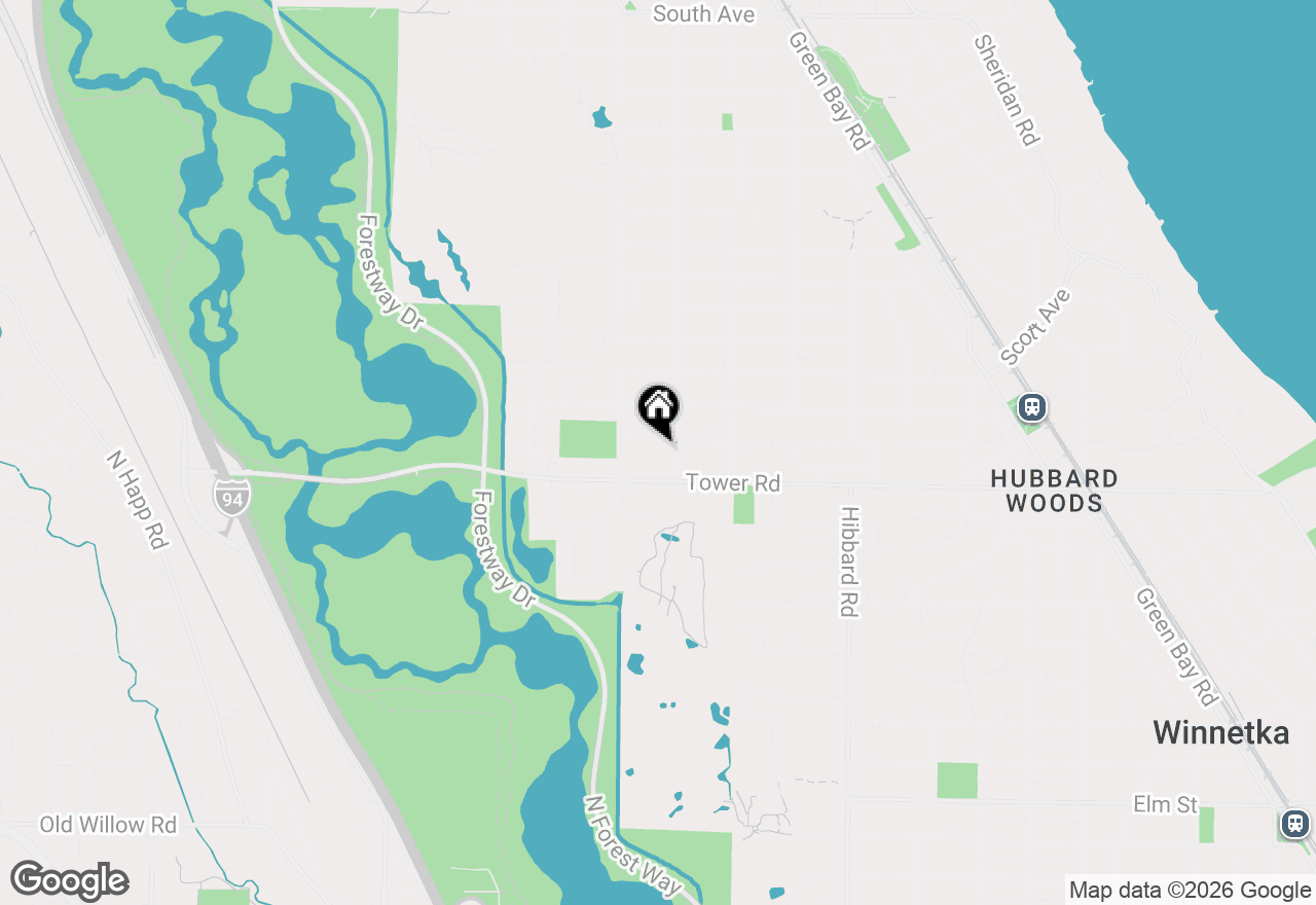 Map of 1482 Edgewood Lane, Winnetka, IL 60093