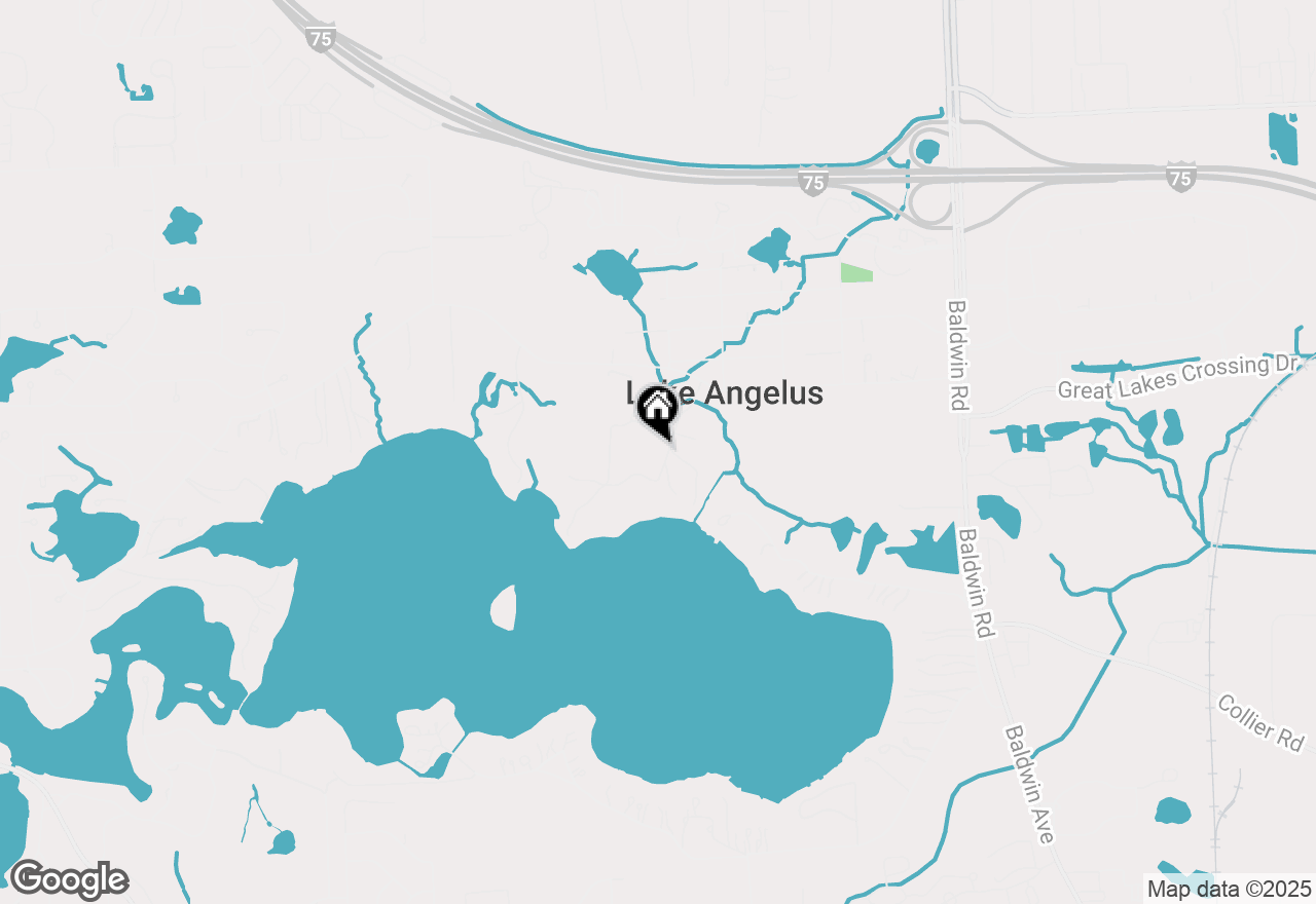 Map of 945 N Lake Angelus Road, Lake Angelus, MI 48326