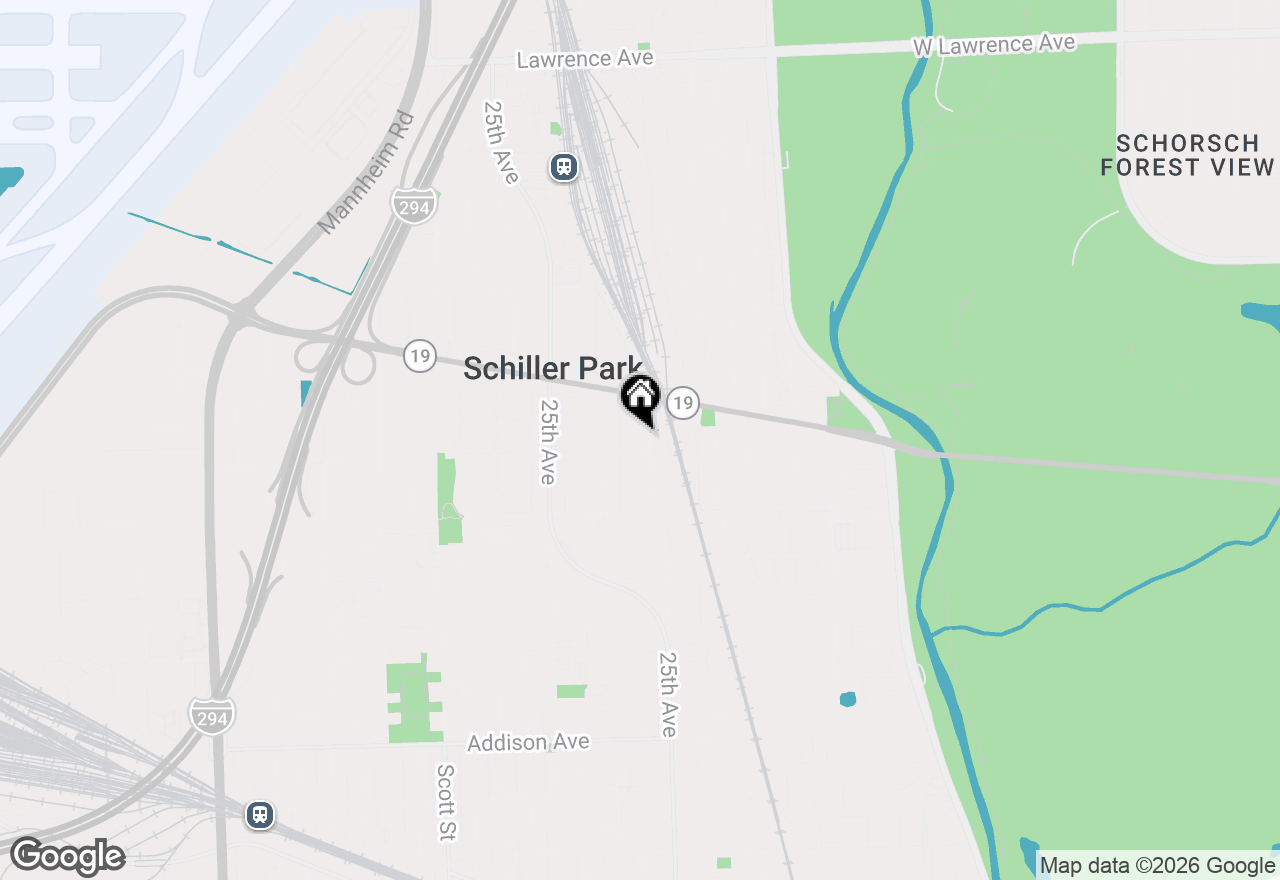 Map of 4117 Prairie Avenue, Schiller Park, IL 60176