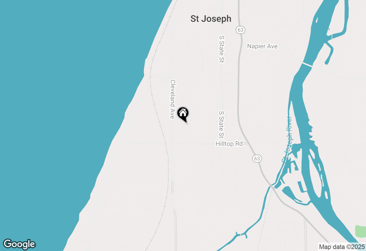 Map of 312 S Veronica Court, St. Joseph, MI 49085