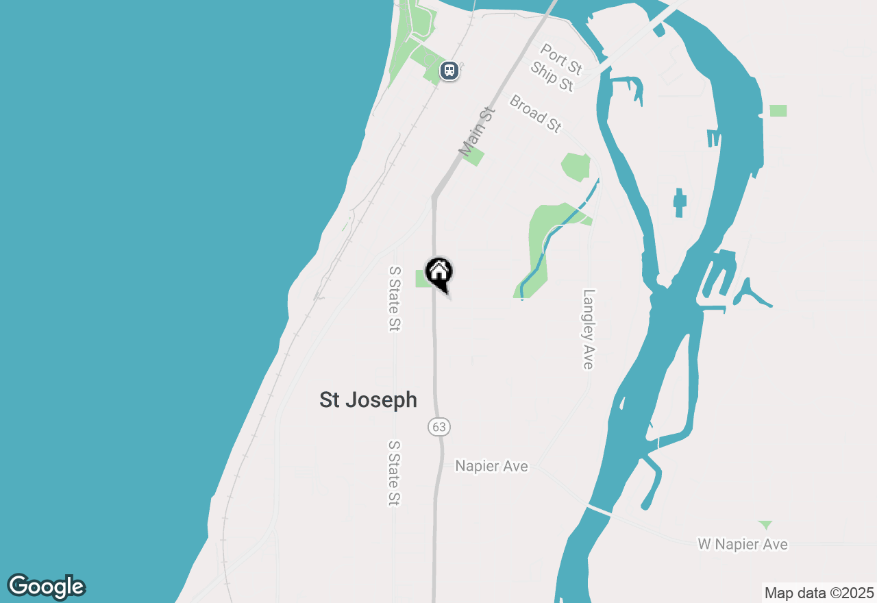 Map of 1617 Niles Avenue, St Joseph, MI 49085