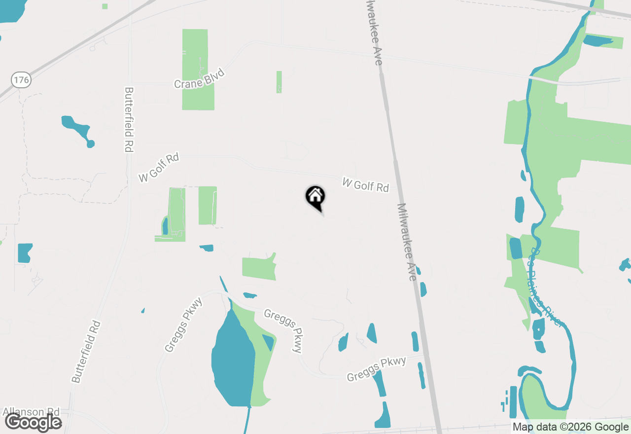 Map of 1039 Garfield Avenue, Libertyville, IL 60048