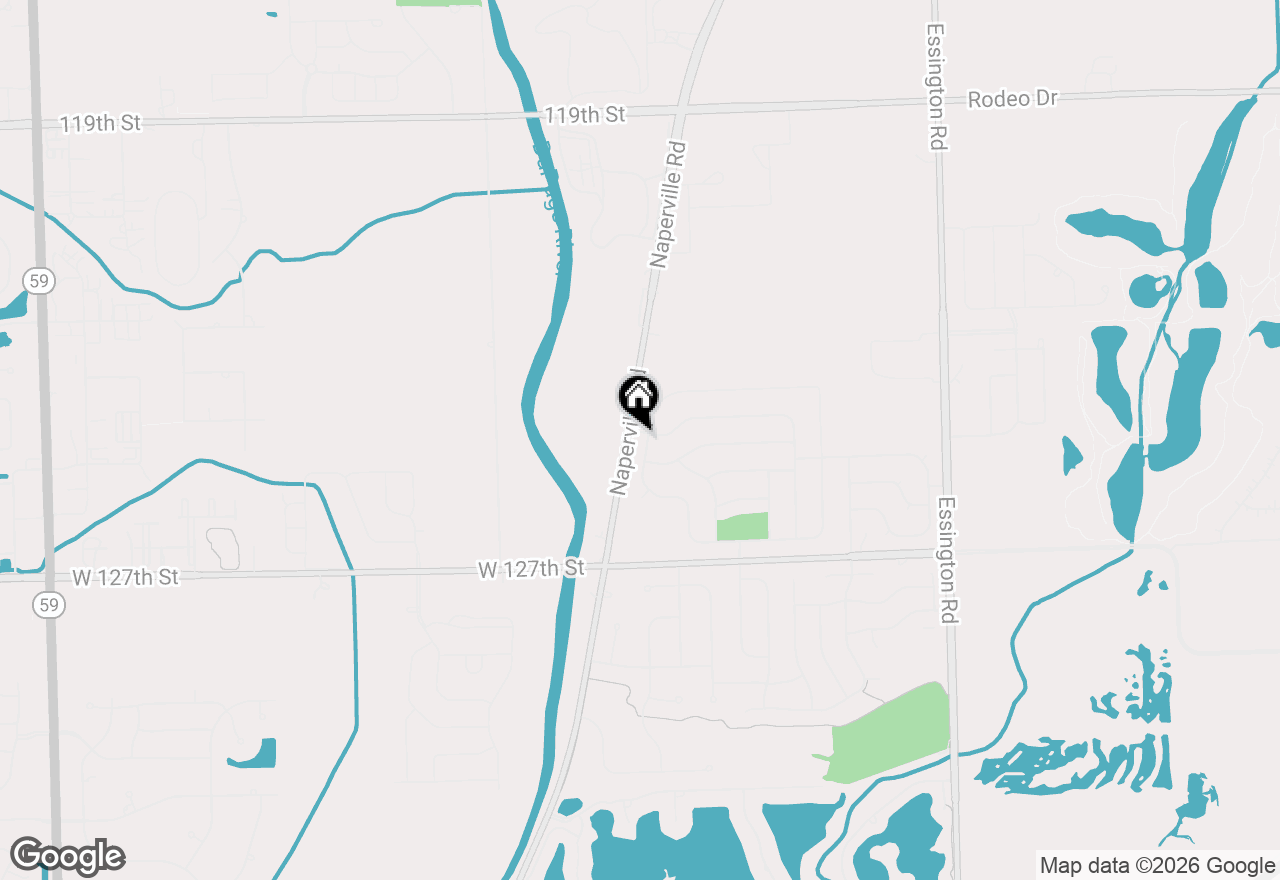 Map of 2405 River Hills Lane, Bolingbrook, IL 60490