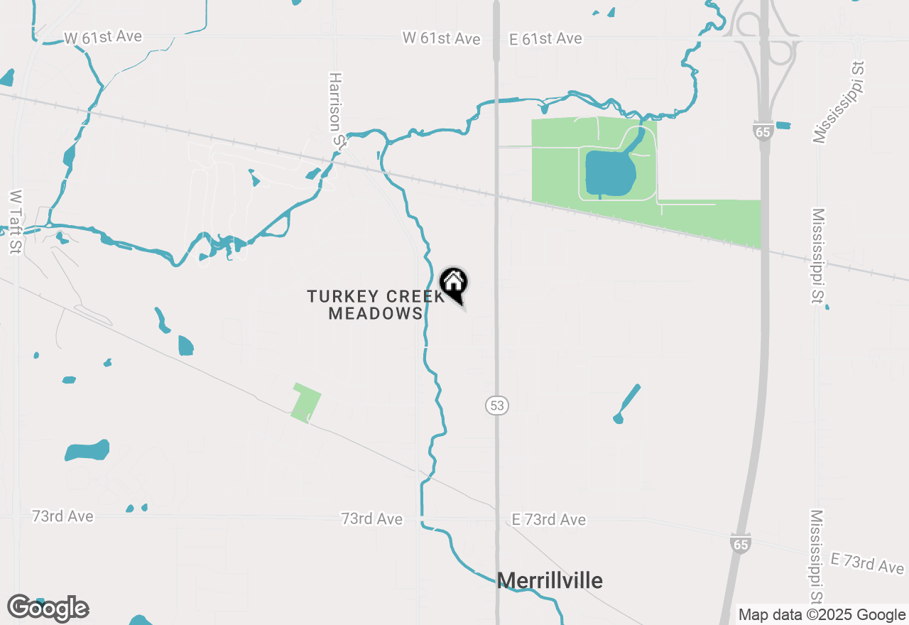 Map of 6760 Adams Street, Merrillville, IN 46410