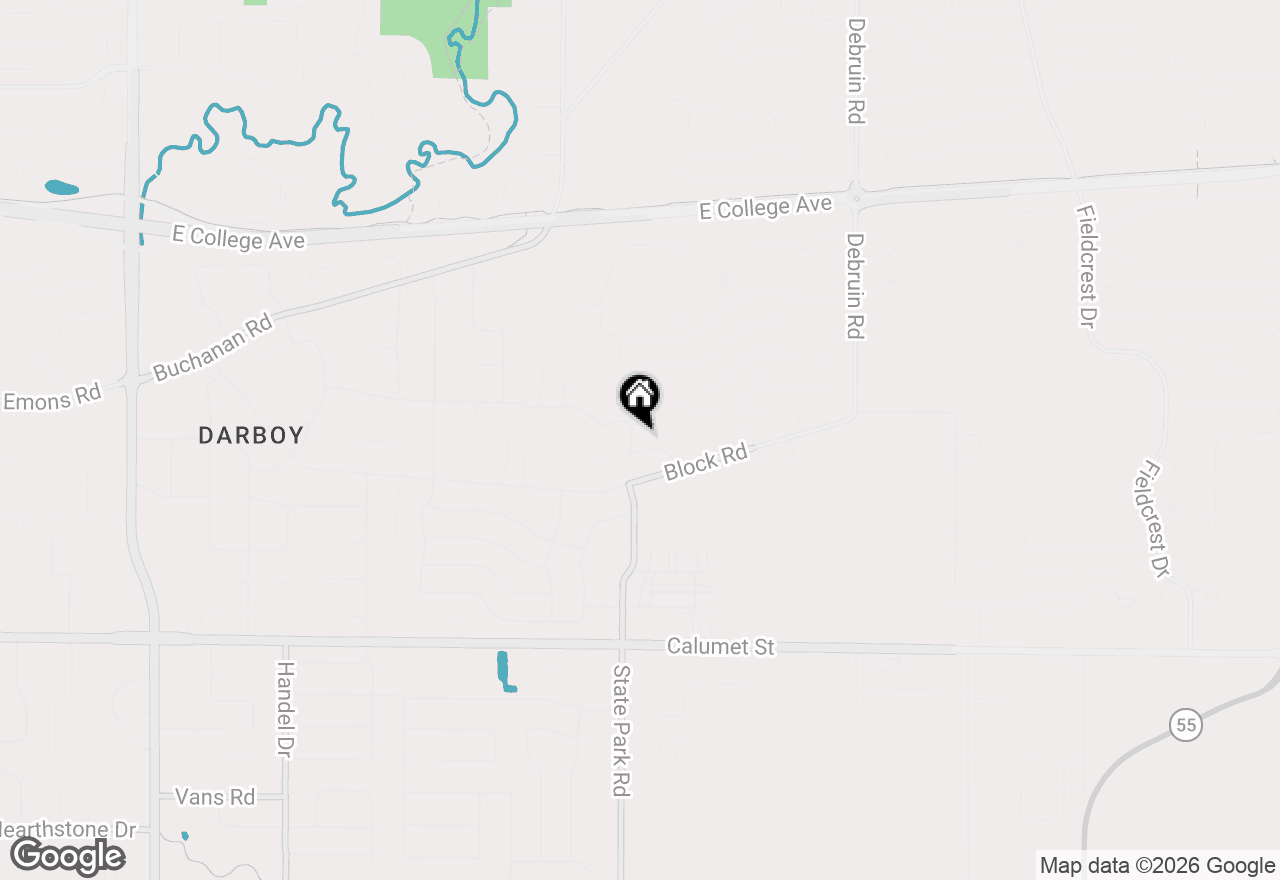 Map of W2286 Valleywood Lane, Appleton, WI 54915