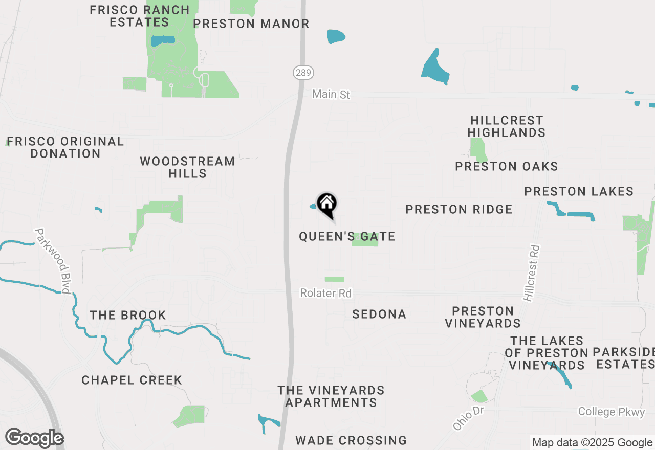 Map of 7906 Whitehart Street, Frisco, TX 75035