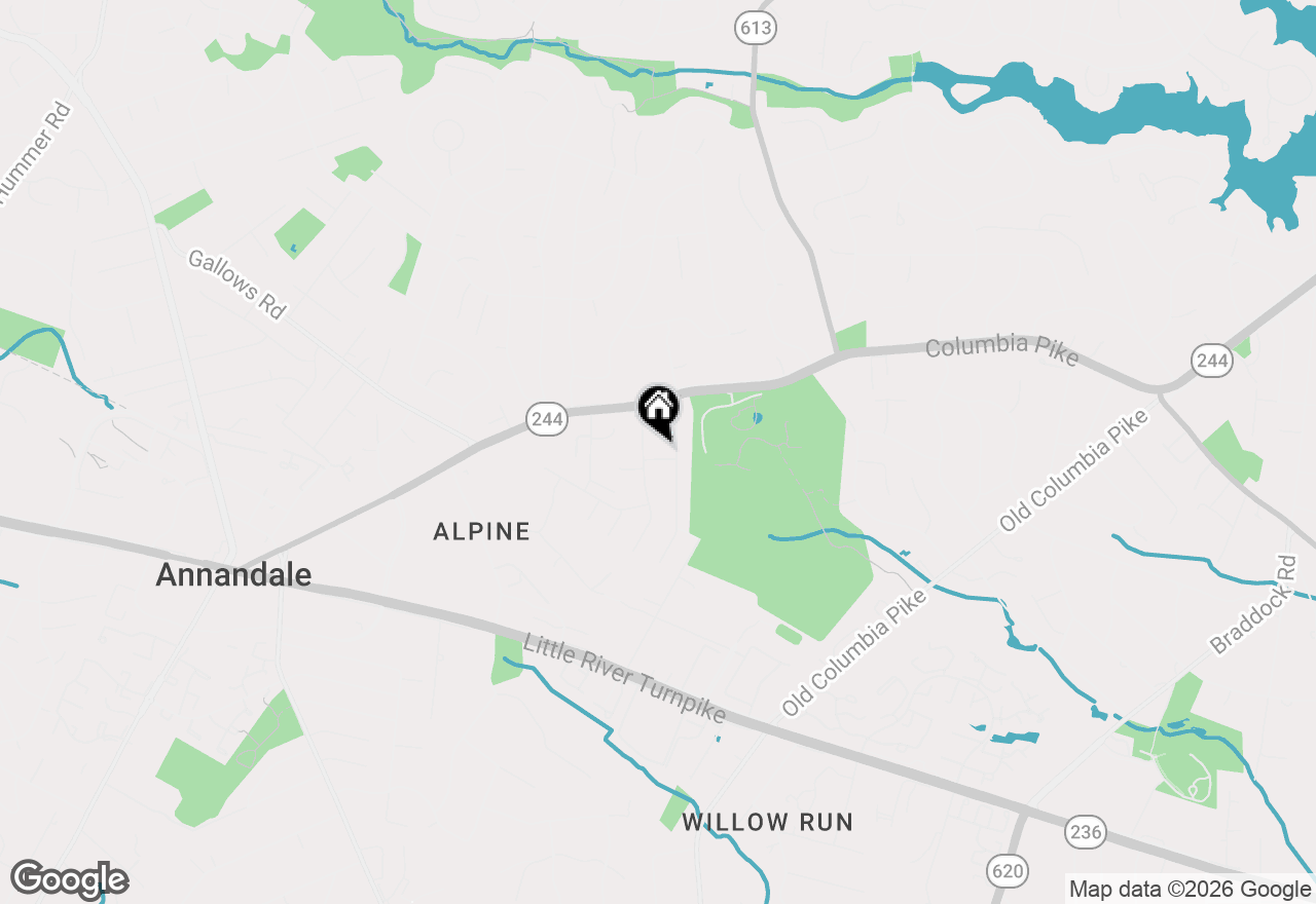 Map of 6804 Crossman Street, Annandale, VA 22003