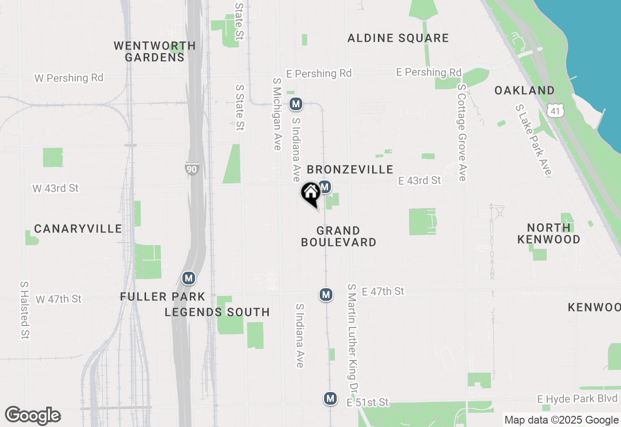 Map of 4400 S Prairie Avenue #2, Chicago, IL 60653