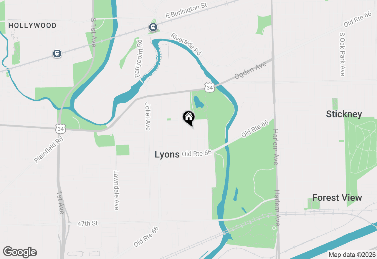 Map of 4129 Gage Avenue, Lyons, IL 60534