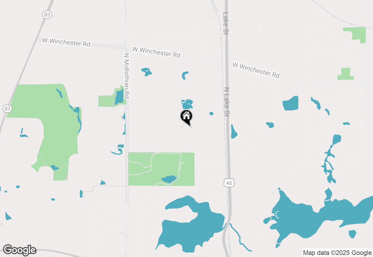 Map of 360 Ambria Drive, Mundelein, IL 60060